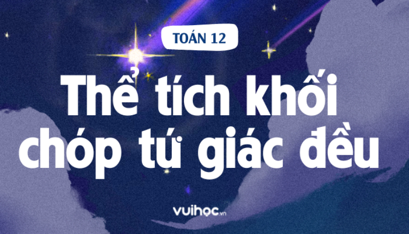 Minh họa công thức tính thể tích hình chóp S.ABCD đáy hình vuông cạnh a, làm rõ chiều cao h và diện tích đáy a²